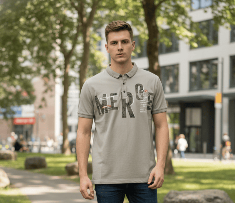 LEONIX Men's Stylish Polo Neck T-Shirts D.4/18