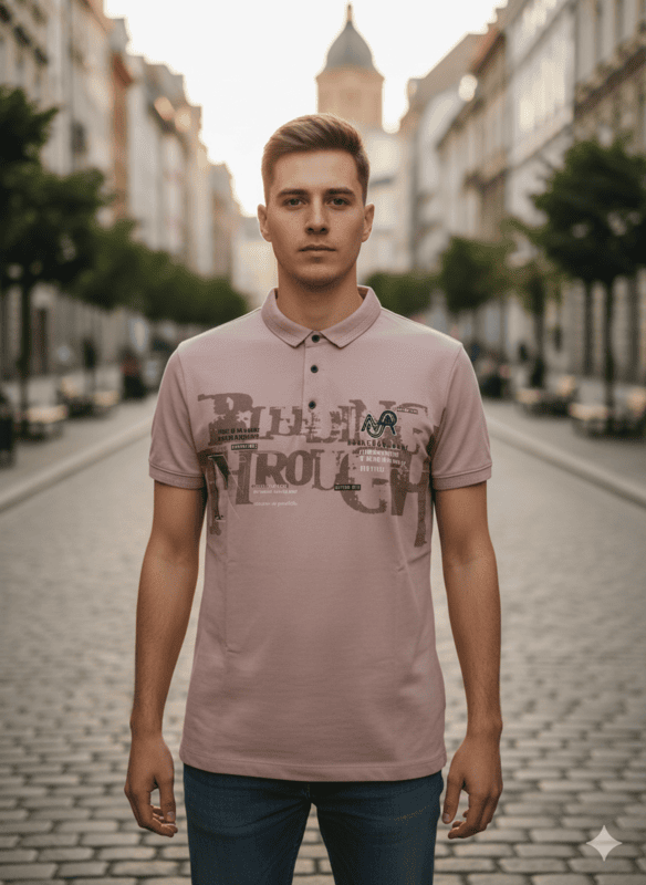 LEONIX Men's Stylish Polo Neck T-Shirts D.4/18