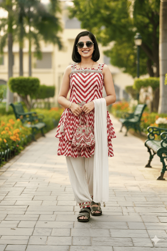 MULTI COLOUR TOP LEHNGA PAIR D.814YC B.GINI BABY