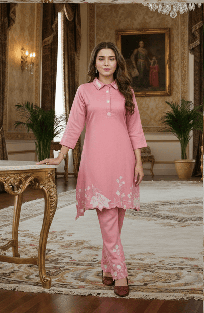 LIGHT PINK CO-SET D.K1100P2 B.GINI BABY