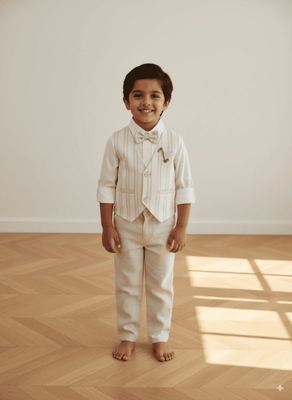 Boys' Elegant 3-Piece Formal Suit D.8.6151 B.1901