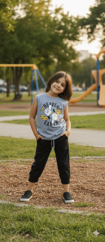 Kids 2-Piece Clothing Set – “Fresh Donuts” Design D.4/36 B.5415