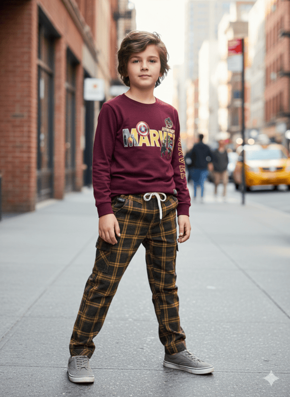 Marvel Superhero Kids Outfit (2-Piece Set) D.13/3 B.4346