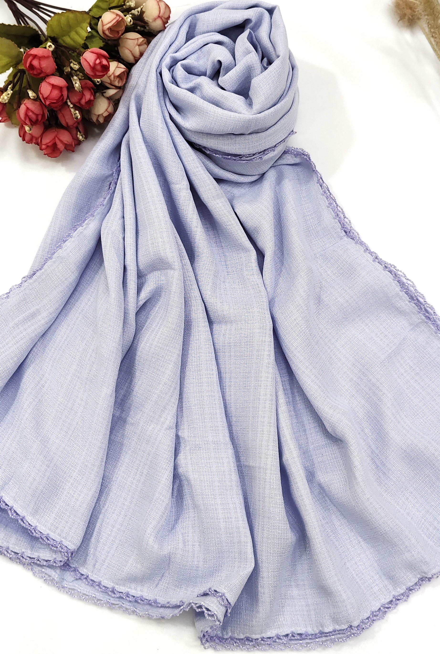 Gentleman Cotton Crochet Border