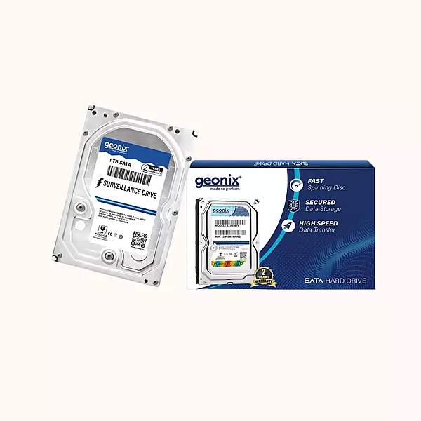 Geonix 1 TB SATA Desktop Internal (HDD), 2 Years Warranty