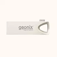 Geonix 128GB USB 2.0 Pendrive, Keyring Design,Silver-GXPD128GB