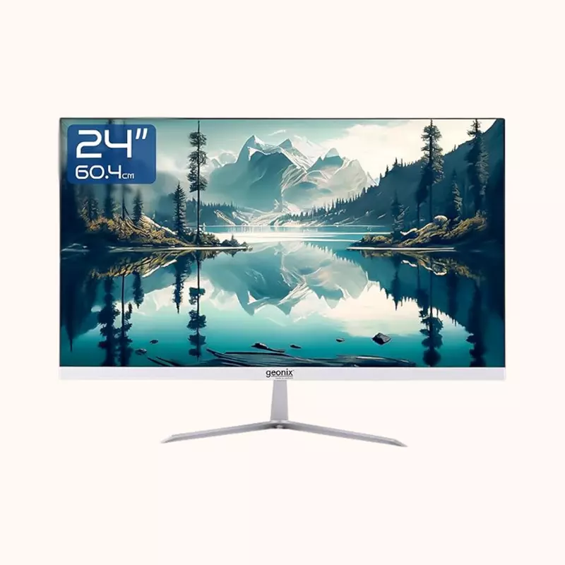 Geonix 24 Inch IPS Computer Monitor 3 Years Warranty -GXTF-WVHDF24-IPS