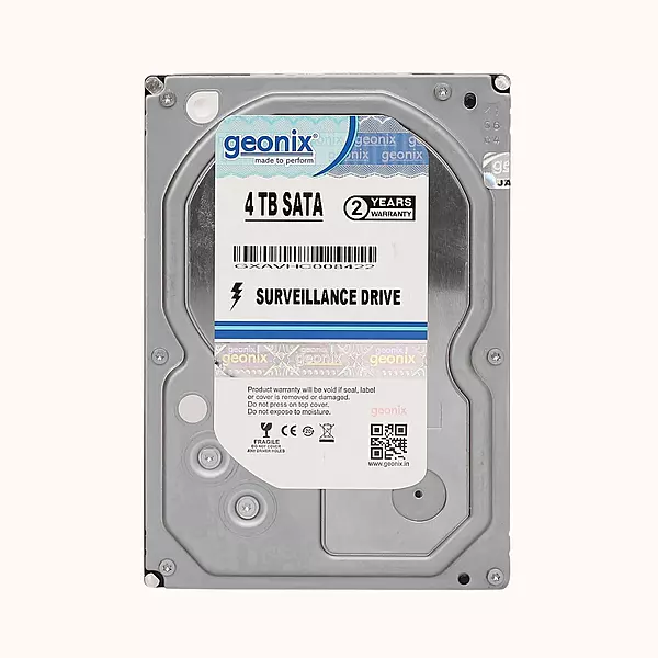 Geonix 4TB SATA Desktop Internal Hard Disk Drive (HDD), 3.5 Inch, 2 Years Warranty