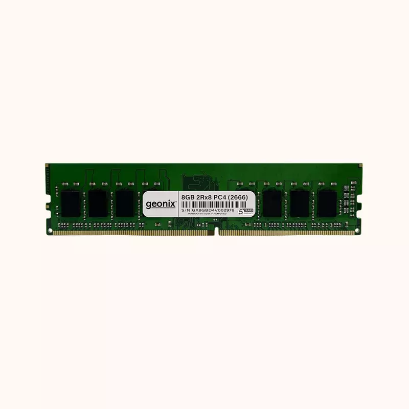 Geonix 8GB DDR4 2666 MHz RAM, (8x2) IC, 288 Pin, 5 Years Warranty, GX-8GBD4-16IC