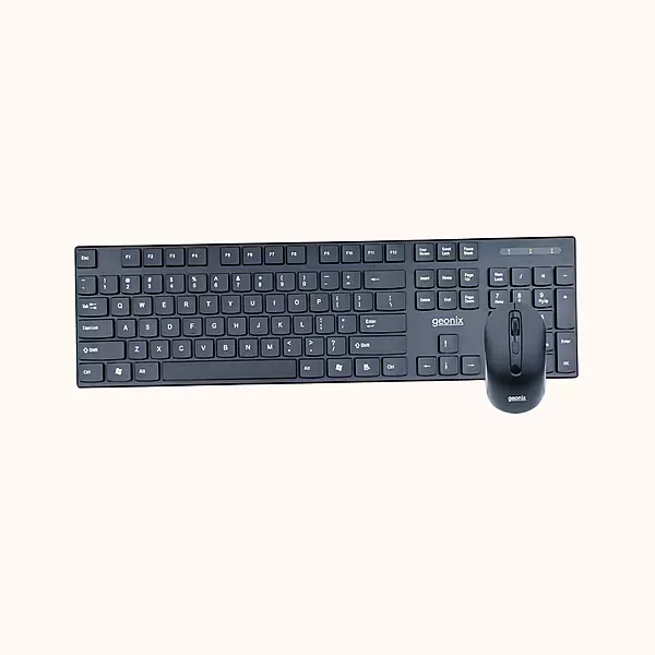 Geonix Cocoa C1 Wireless Keyboard and Mouse Combo, 800-1600 DPI, 104 Keys, GXWBK-01