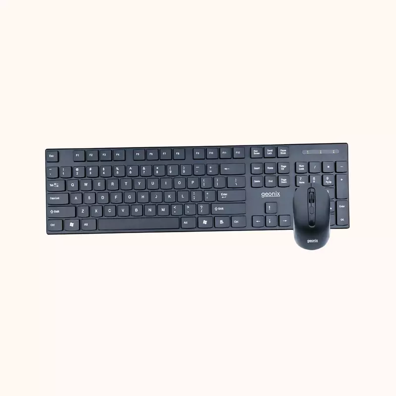 Geonix Cocoa C1 Wireless Keyboard and Mouse Combo, 800-1600 DPI, 104 Keys, GXWBK-01