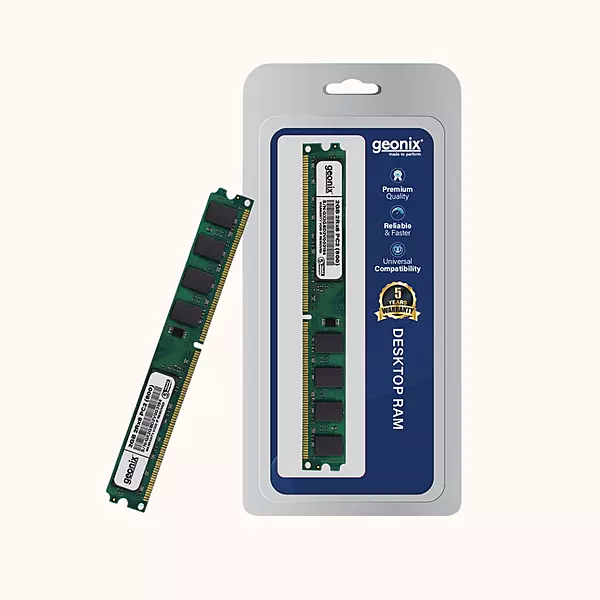 Geonix Desktop RAM, 2GB DDR2 800MHz, 5 Years Warranty