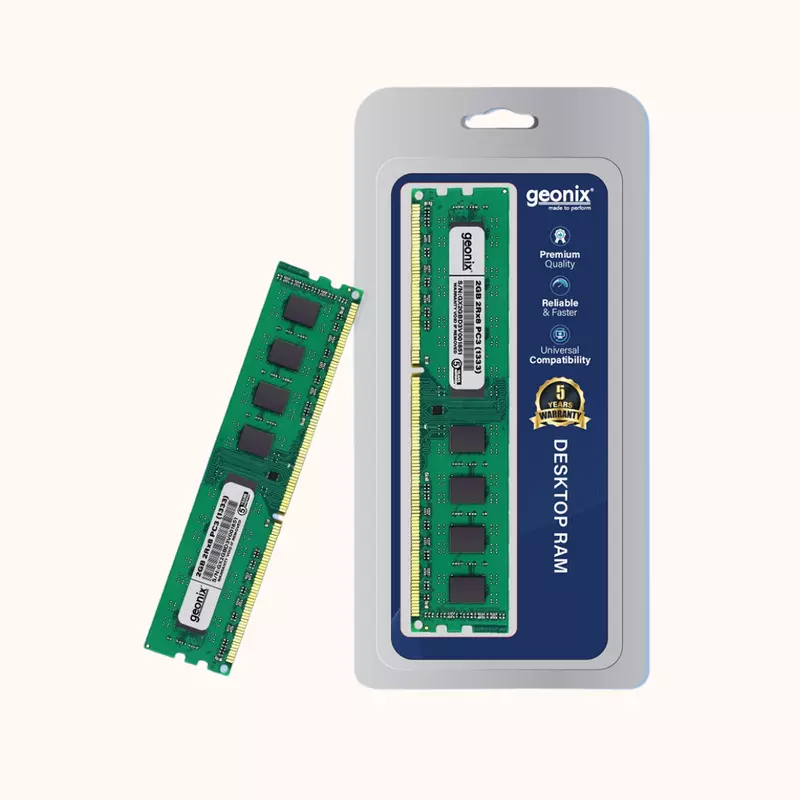 Geonix Desktop RAM, 2GB DDR3 1333MHz, 5 Years Warranty