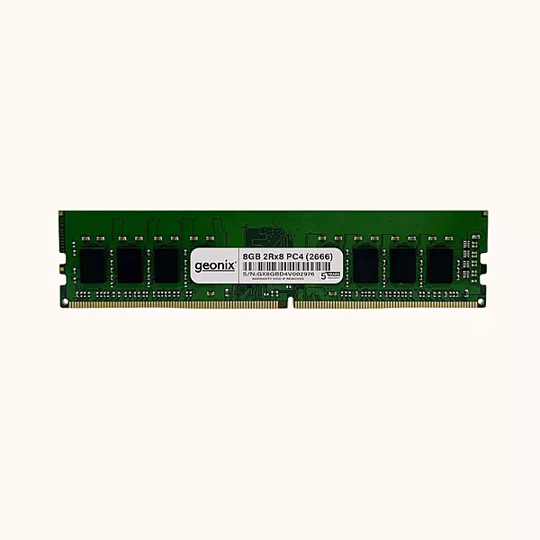 Geonix Desktop RAM, 8GB DDR4, 2666MHz, 8x2 IC, 288-Pin- ‎GX-8GBD4-16IC
