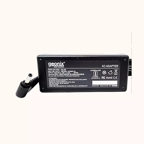 Geonix Laptop Adapter, 20V 3.25A, PIN 7.9*5.5-GXLA65BL