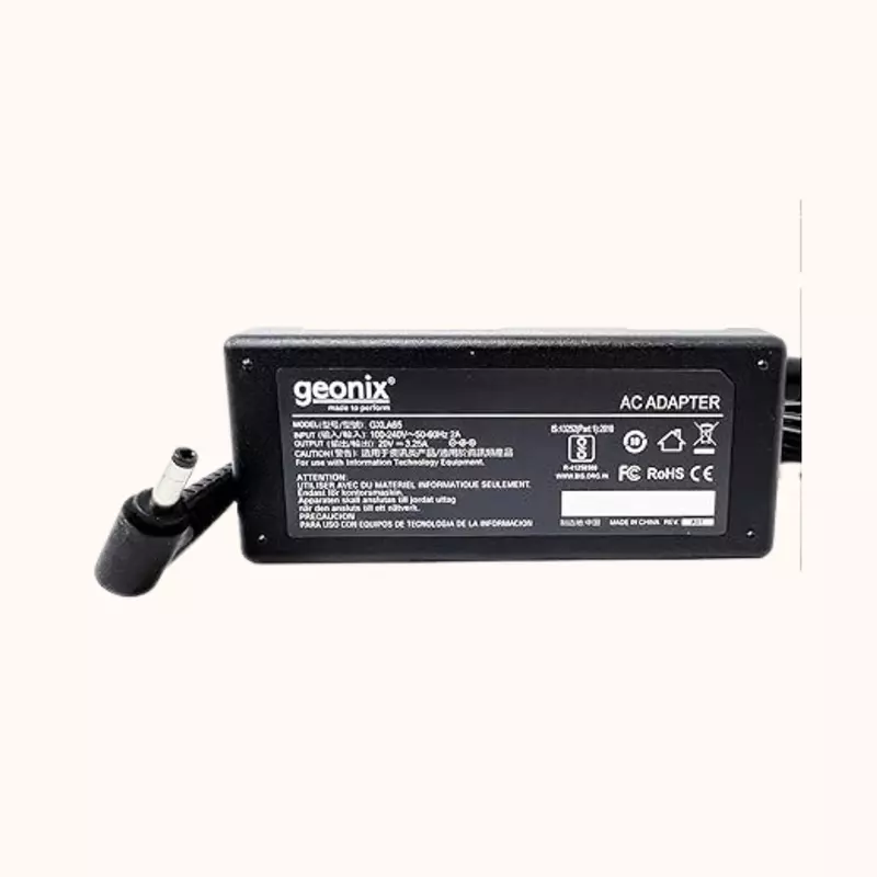 Geonix Laptop Adapter,  20V 3.25A, PIN 7.9*5.5-GXLA65BL