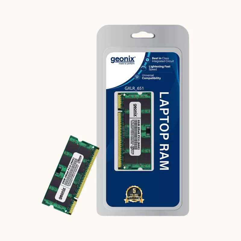 Geonix Laptop RAM 2GB DDR2, 800Mhz