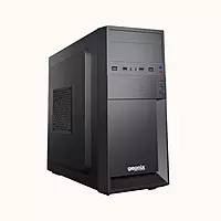 Geonix Metal Cabinet, Audio Port, 2 USB 2.0, Micro/Mini ATX, Black, Gx-1714