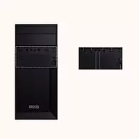 Geonix Metal Cabinet, Audio Port, 2 USB 2.0, Micro/Mini ATX, Black, Gx-1714
