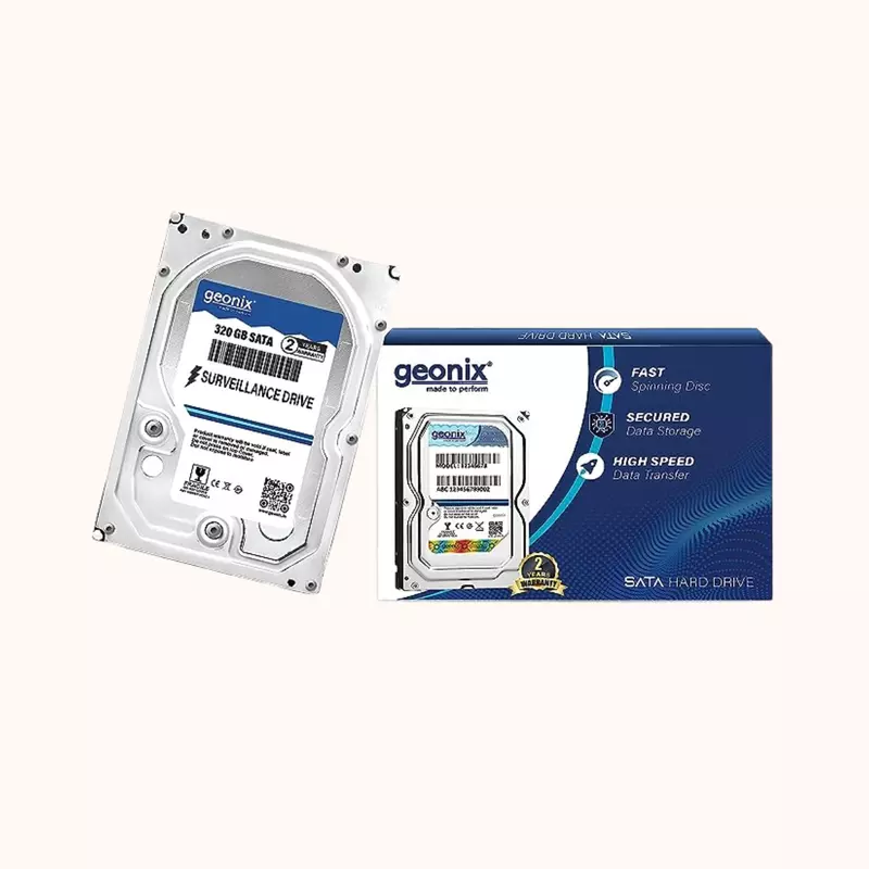 Geonix SATA Desktop 320 GB Internal (HDD), 3.5 Inch,2 Years Warranty