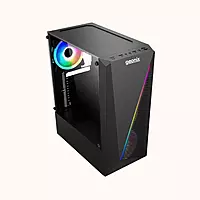 Geonix Tempered_Glass ATX Gaming Cabinet (X10W)-Black
