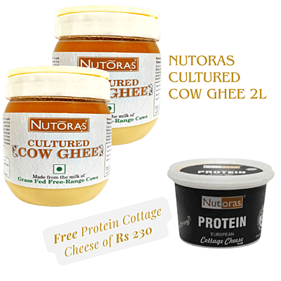 Nutoras Cultured Pure Cow Ghee Plan 2L(Free Slice) Nutoras Cultured Pure Cow Ghee Plan 2L(Free Slice)