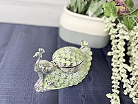 German Silver Peacock showpiece plus supari box