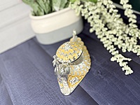 German Silver Peacock showpiece plus supari box