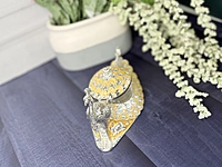German Silver Peacock showpiece plus supari box