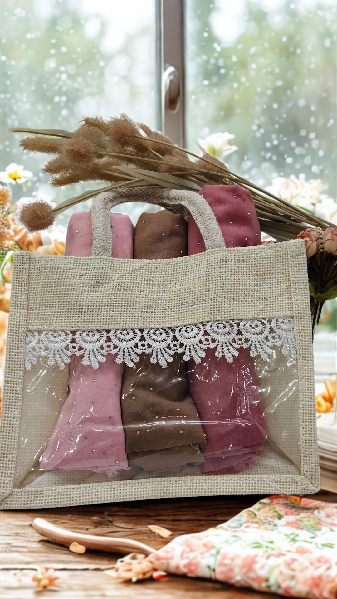 Customizable Prayer Dress & Hijab Gift Hamper