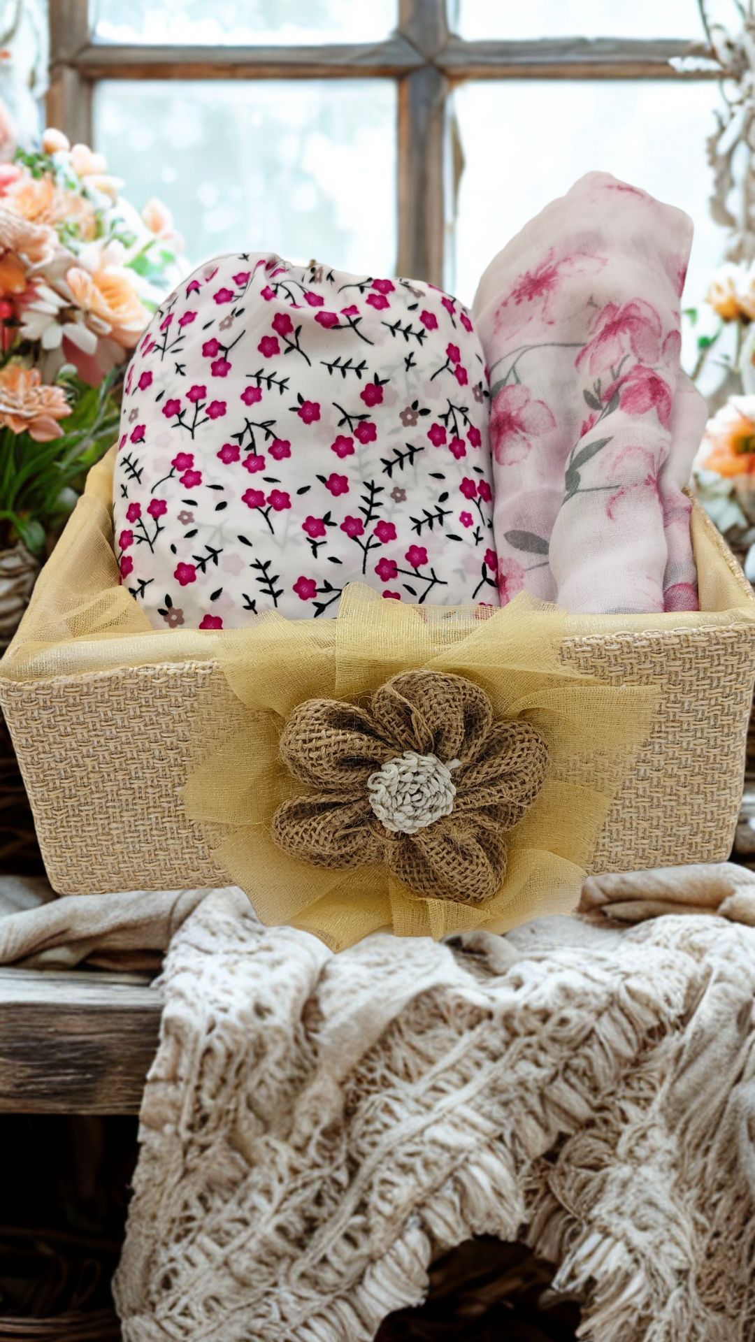 Customizable Prayer Dress & Hijab Gift Hamper