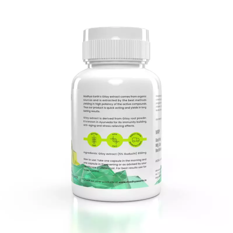 Giloy Extract Veg Capsules 60 Pcs