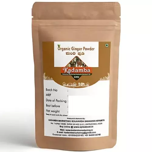 Kadamba Organic Ginger Powder- 50g