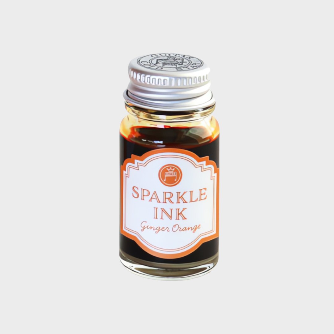 Guitar Sparkle Ink Ginger Orange