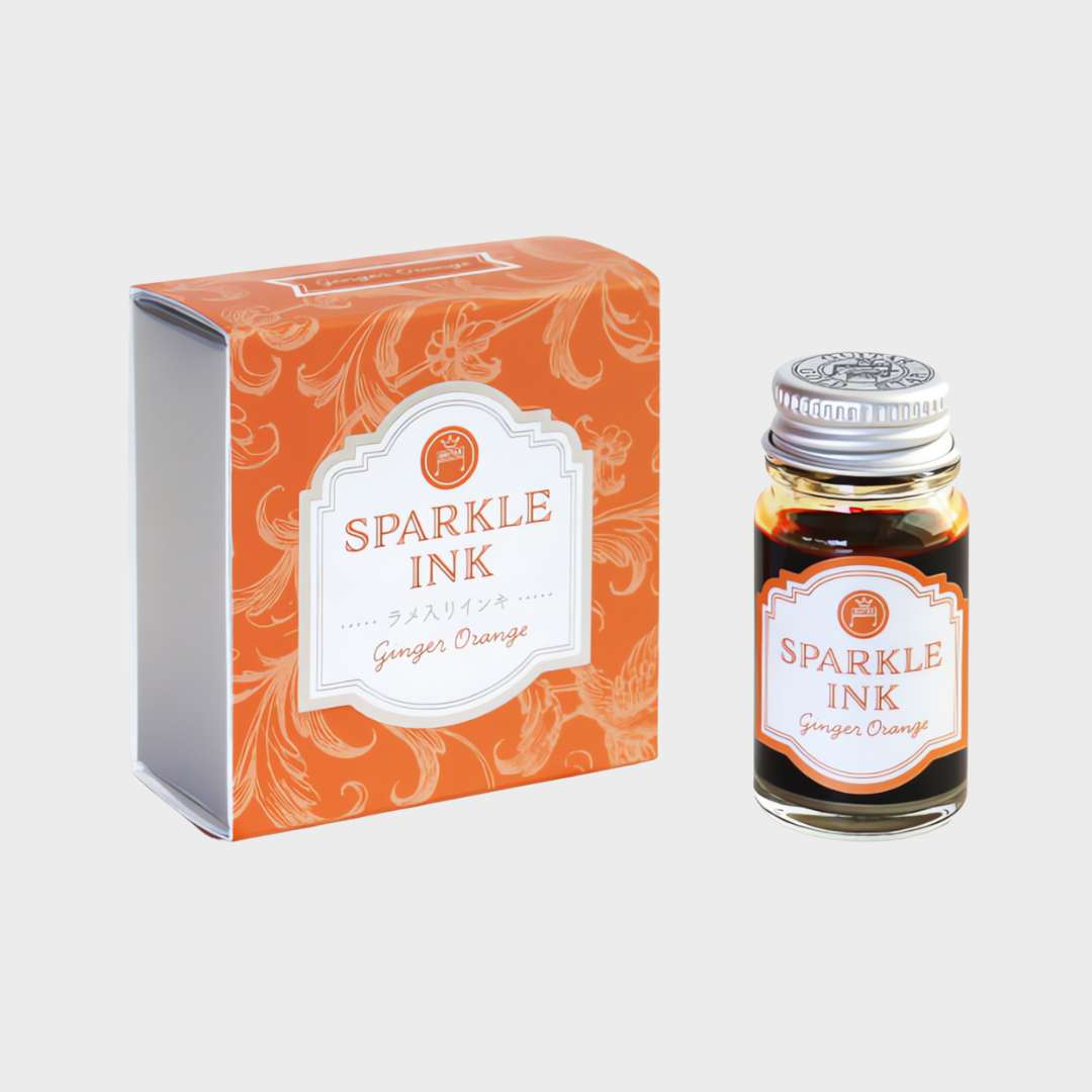 Guitar Sparkle Ink Ginger Orange
