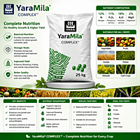 YARA YaraMila COMPLEX 12:11:18 + 2MgO + 8SO₃ | Vetrivel Agro Services