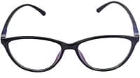 Combo Offers Soigné Female Medium Cateye Spectacle. Glossy Black with - Soigné Female Spcteacle & Snuglasses Strings.BlaTck&ransparent.Set Of 2