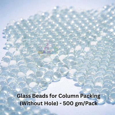 Glass Beads for Column Packing (Without Hole) - 500 gm/Pack