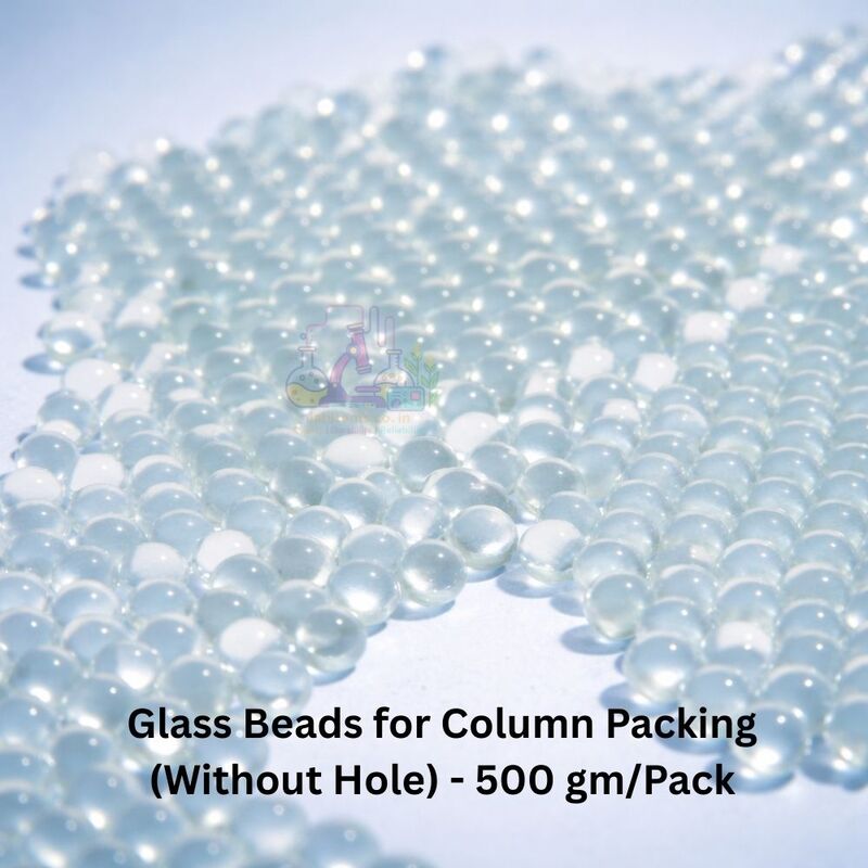 Glass Beads for Column Packing (Without Hole) - 500 gm/Pack
