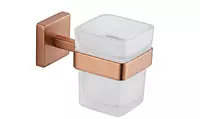 Glass Tumbler Holder Rose Gold PVD Coated