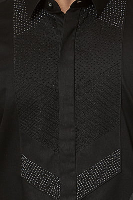 Glittering Black Printed Shirts Glittering Black Printed Shirts