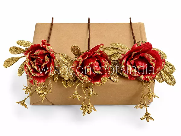 Scarlet Glitter Bloom Bunch