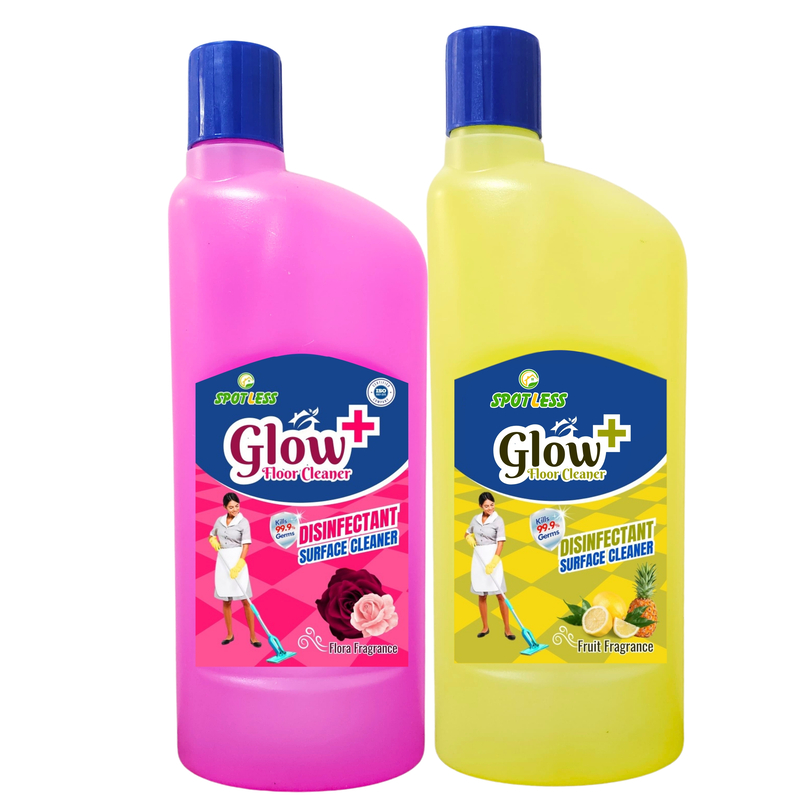 Glow+ Floor Cleaner 500ml – Powerful Disinfectant & Stain Remover for Sparkling Clean Floors