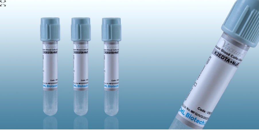 Vacsure Vacuum Blood Collection Tubes - Glucose (K2 NaF)