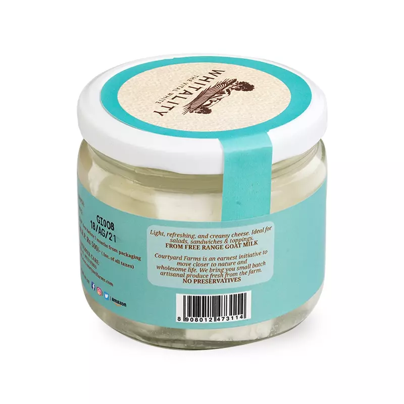 Goat Milk Feta 200 Gms - Courtyard Farms