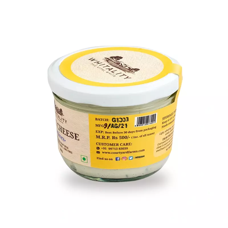 Chevre With Fresh Chives - Courtyard Farms