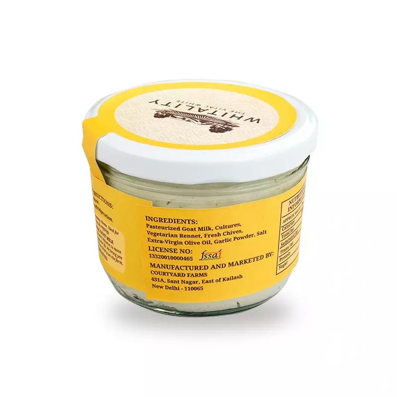 Chevre With Fresh Chives - Courtyard Farms