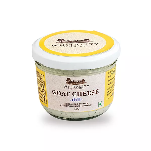 Chevre With Fresh Dill & Dry Herbs - Courtyard Farms
