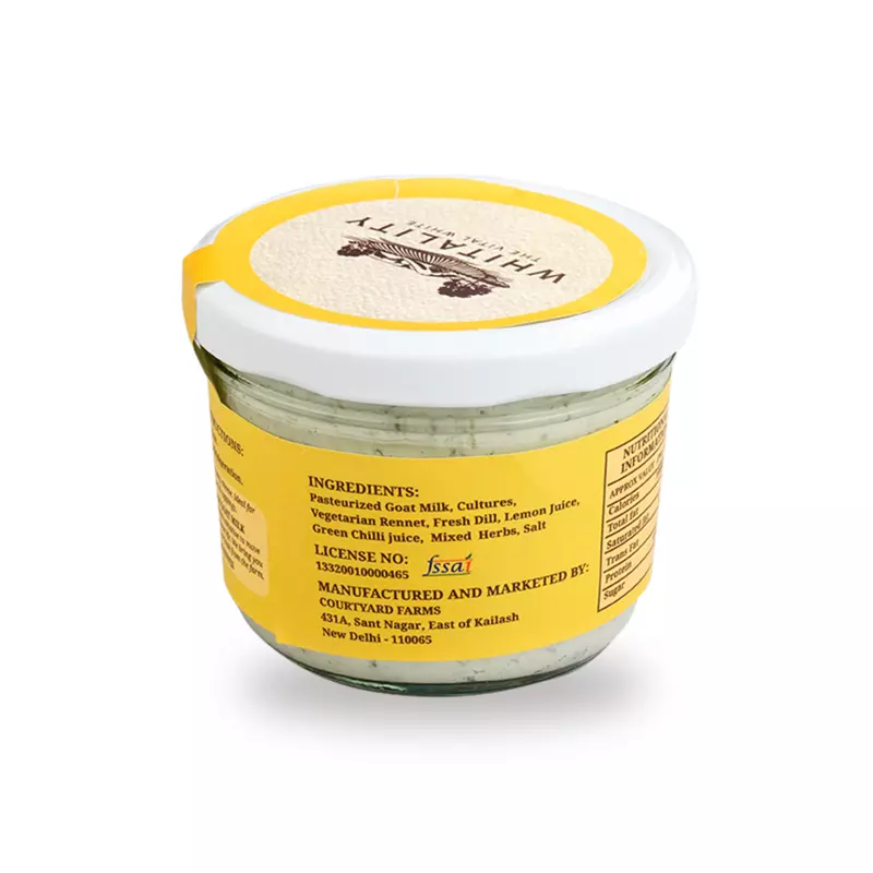 Chevre Fresh Goat Cheese - Dill & Dry Herbs 200 Gms