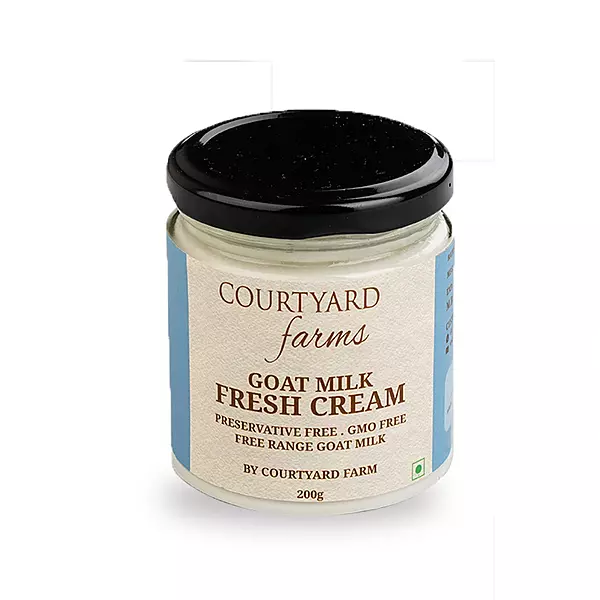 Fresh Cream (Goat Milk) - Courtyard Farms